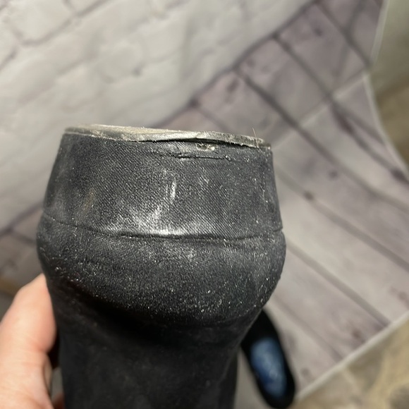 Black Platform Ankle Booties size 6.5 - Picture 3 of 7